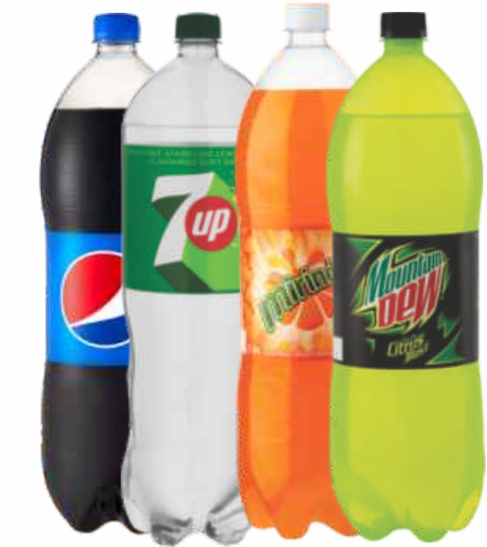 COMBO PEPSI,7UP,MIRINDA DRINKS 2X2LTR